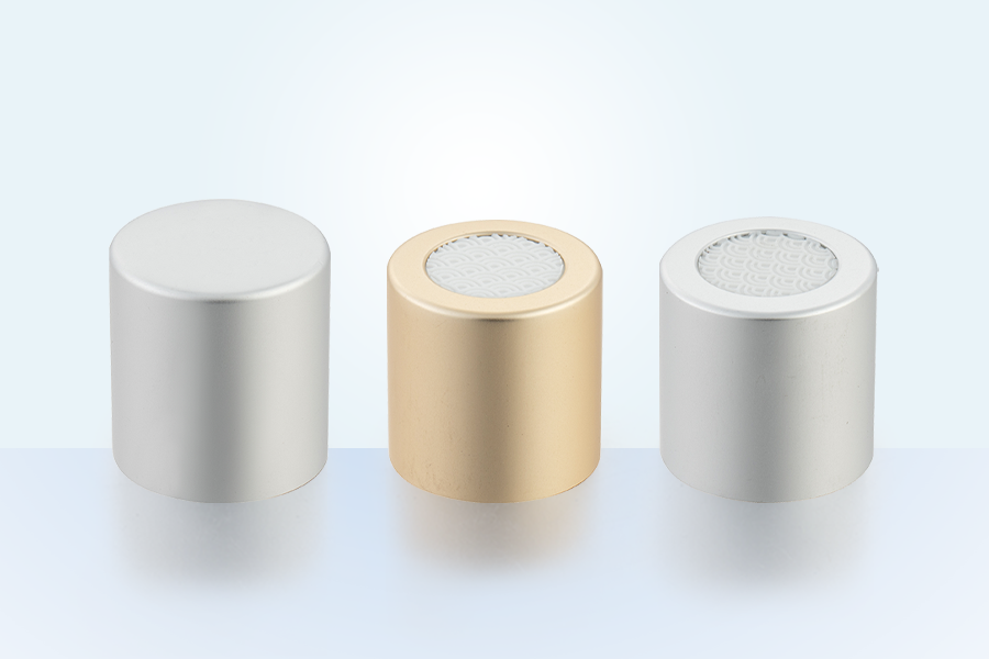 Aluminium plastic ronde schroef parfumafdekking