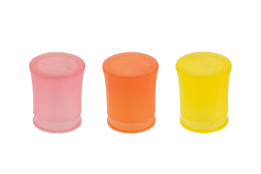 Plastic kleurrijke geurschroef deksel