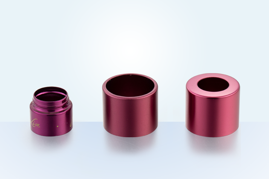 Met ARC Aluminium Circle Cosmetic Packaging Accessoire