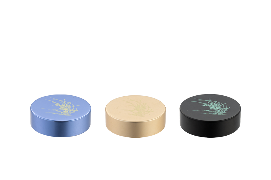 89-400-26 Ronde aluminium-plastic crème schroefdeksel 250 ml met perfecte afdichting