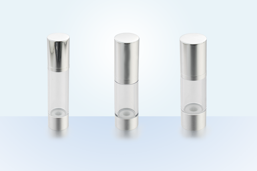 Hooggrade afgesloten vacuümpersfles aluminium lotionfles